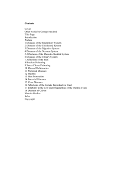 The Treatment Of Cattle By Homeopathy