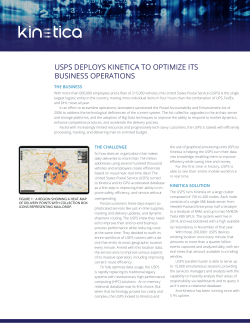 Kinetica USPS Case Study