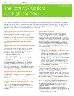 The Roth 457 Option: Is It Right for You?