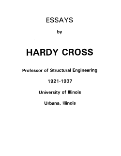 hardy cross - Purdue Engineering