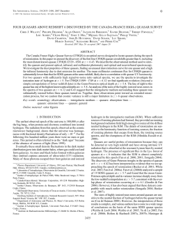 FOUR QUASARS ABOVE REDSHIFT 6 DISCOVERED BY THE