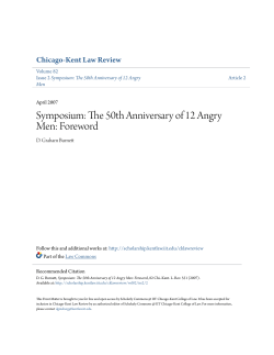 The 50th Anniversary of 12 Angry Men