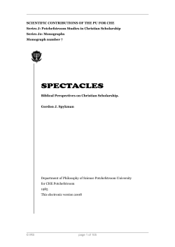 Spectacles - All of Life Redeemed