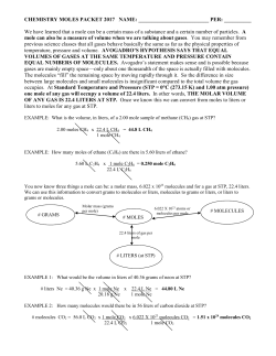 Moles Packet - superTALLteacher