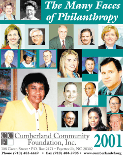 2001 Annual Report - Cumberland Community Foundation