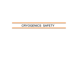 Cryogenics Safety PPT