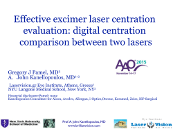 Effective excimer laser centration evaluation: digital