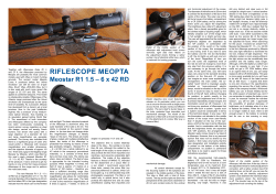 Meostar R1 1.5 &ndash; 6 x 42 RD