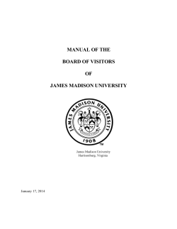 Board of Visitors Manual