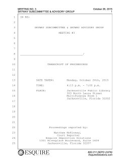 Transcript - Jacksonville Transportation Authority