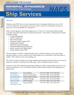 Ship Services - Virginia Ship Repair Association