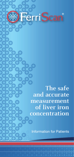 The safe and accurate measurement of liver iron concentration