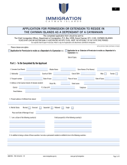 Permission to reside or extend residency