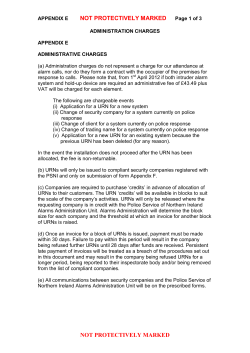 appendix e - Police Service of Northern Ireland