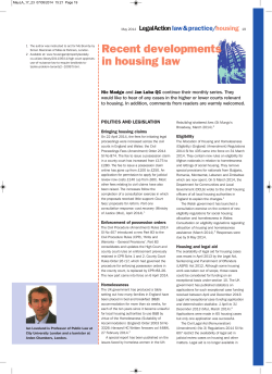 May 2014 - Garden Court Chambers