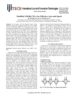 Modified 128-Bit CSLA for Effective Area and Speed