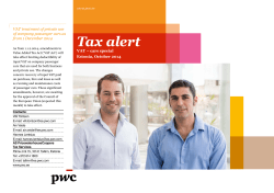 Tax alert