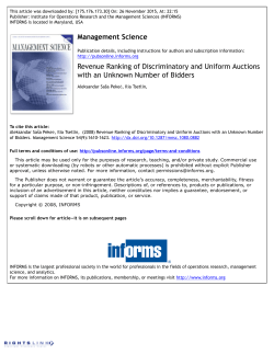 Revenue Ranking of Discriminatory and Uniform Auctions with an