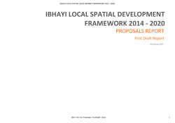 local spatial development framework