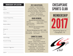 Promoting Sports in Chesapeake, VA