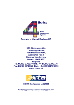 4 Series Manual