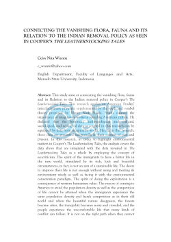 IN COOPER`S THE LEATHERSTOCKING TALES