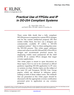 Practical Use of FPGAs and IP in DO-254 Compliant Systems