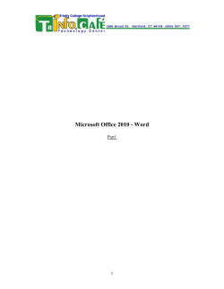 Microsoft Office 2010 - Word