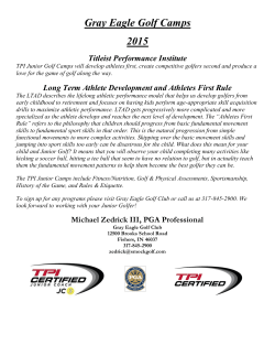 Gray Eagle Golf Camps 2015