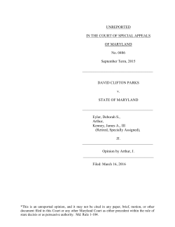 0486 - Maryland Courts
