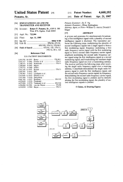 Simultaneous AM and FM transmitter and receiver