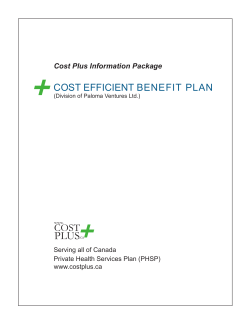 Info Package - Cost Efficient Benefit Plan