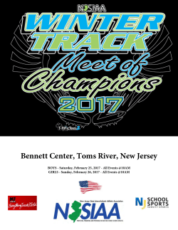 NJSIAA Meet of Champions Program