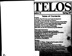 The End of Internalization - Society for Psychoanalytic Inquiry