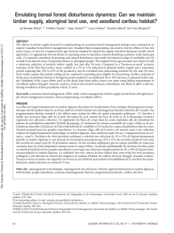 Emulating boreal forest disturbance dynamics: Can we