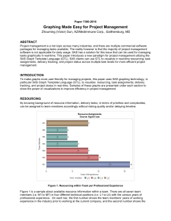 Graphing Made Easy for Project Management