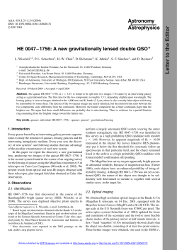 HE 0047-1756: A new gravitationally lensed double QSO