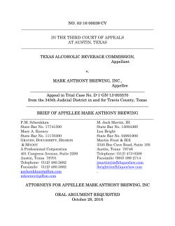Brief of Appellee Mark Anthony Brewing.