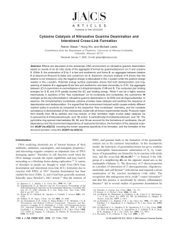 Cytosine Catalysis of Nitrosative Guanine