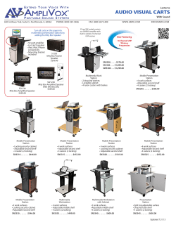 AUDIO VISUAL CARTS