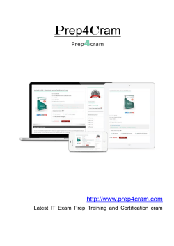 Exam - Latest IT Training and Certification Computer
