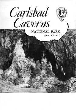 Carlsbad Caverns - National Park Service History Electronic Library