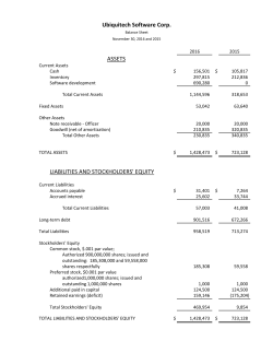 Nov 30, 2016 Annual Report