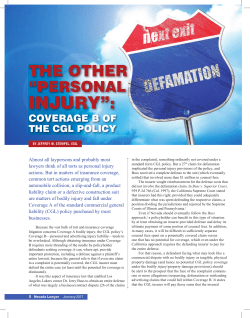 Personal Injury - State Bar of Nevada