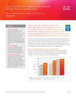 Fastest Server Anywhere Running Oracle E-Business Suite