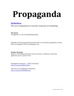 pdf downloadable propaganda notes