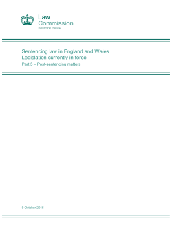 Post-sentencing matters