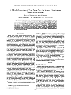A Global Climatology of Total Ozone from the Nimbus 7