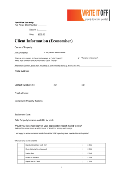 Self Assessment Sheet