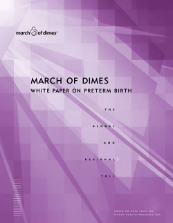 MOD Global Report on Birth Defects
